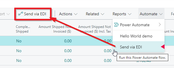 Screenshot showing an added personalization.