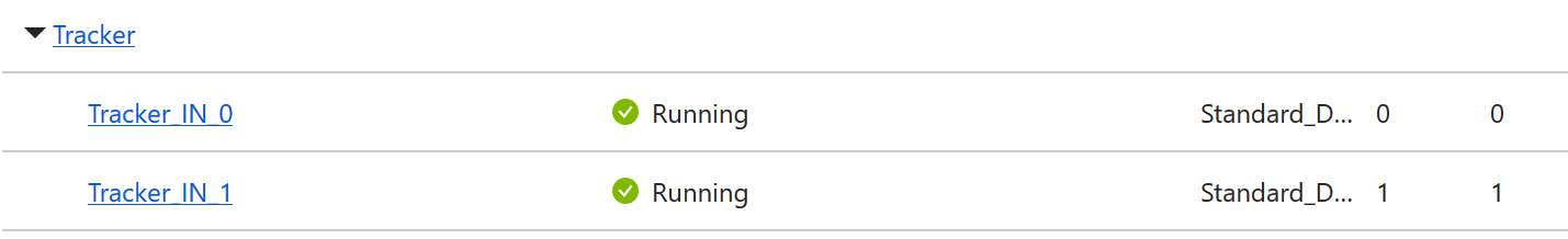 Screenshot of the application state in Visitor Tracker.