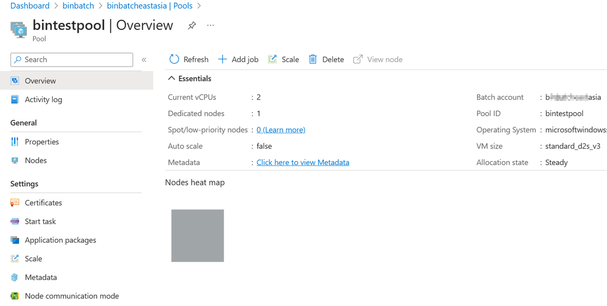 Screenshot of node in a healthy state.