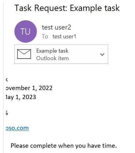 Screenshot of a task request message that doesn't contain the Accept and Decline buttons or have legible task details.