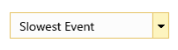 Hover state drop-down/combo box in the Blue theme Hover state drop-down/combo box in the Blue theme