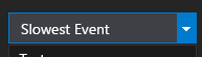 Pressed drop-down/combo box in the Dark theme Pressed drop-down/combo box in the Dark theme