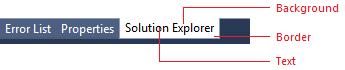 Tool window tab (redline)