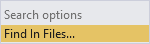 Pressed search options (link)