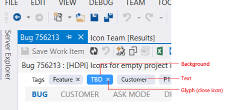 Tagging in Visual Studio (redline)