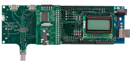 Picture of a USB Type-C ConnEx board.