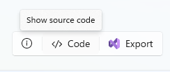 Show source code for the selected ONNX model sample in AI Dev Gallery
