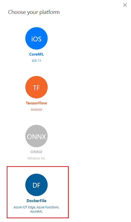 select docker
