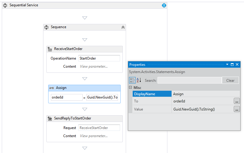 Add an assign activity. Adding an assign activity