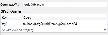 Set the CorrelatesOn property. Setting the CorrelatesOn property