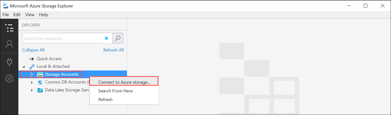 Connect to Azure Storage 1