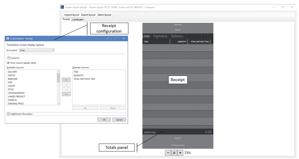 Compact layout designer.