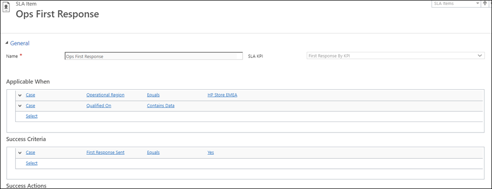 Screenshot of the same 'applicable when' condition that has different success criteria Screenshot of the same 'applicable when' condition that has different success criteria.