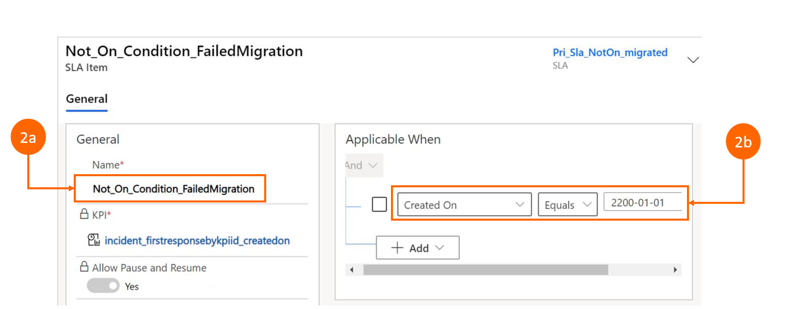Screenshot of the post migration Unified Interface view of the item with a not-on operator for a DateType field. Screenshot of the post migration Unified Interface view of the item with a not-on operator for a DateType field.
