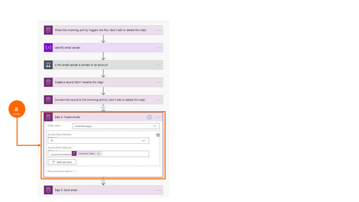 Screenshot of the post-migration Unified Interface view where the To field has been migrated Screenshot of the post-migration Unified Interface view where the To field has been migrated.