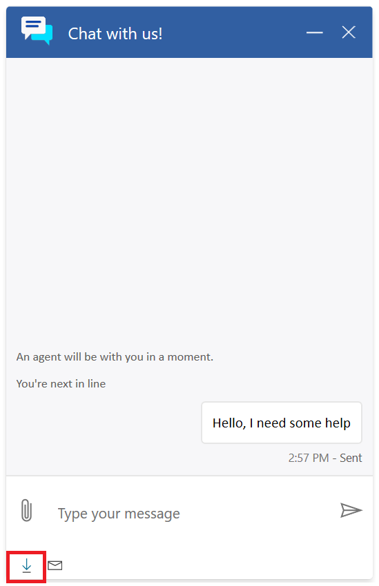 Download chat transcript Download chat transcript.