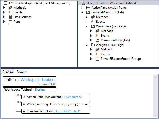 Screenshot of FMClerkWorkspace after changes.