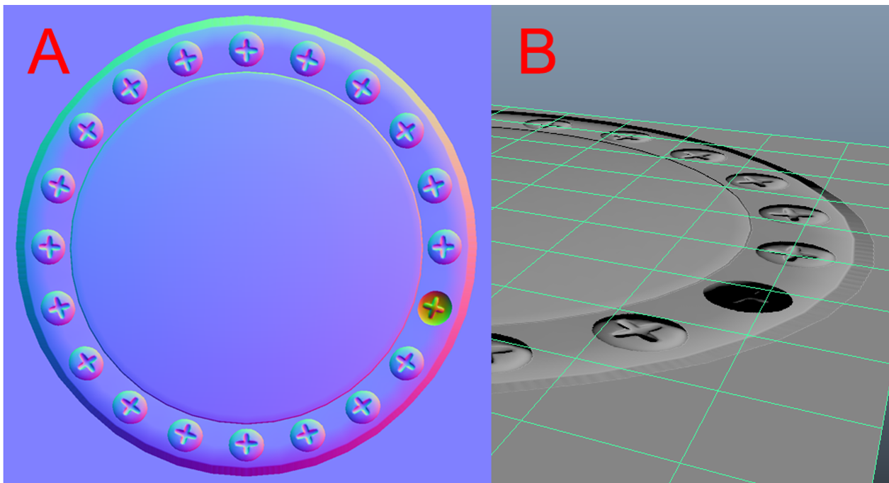 Conflicting tangent basis Conflicting tangent basis.