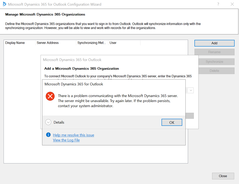 Adding new organization is restricted Adding new organization is restricted.