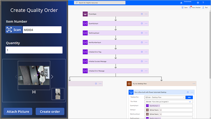 Create quality order Create quality order.