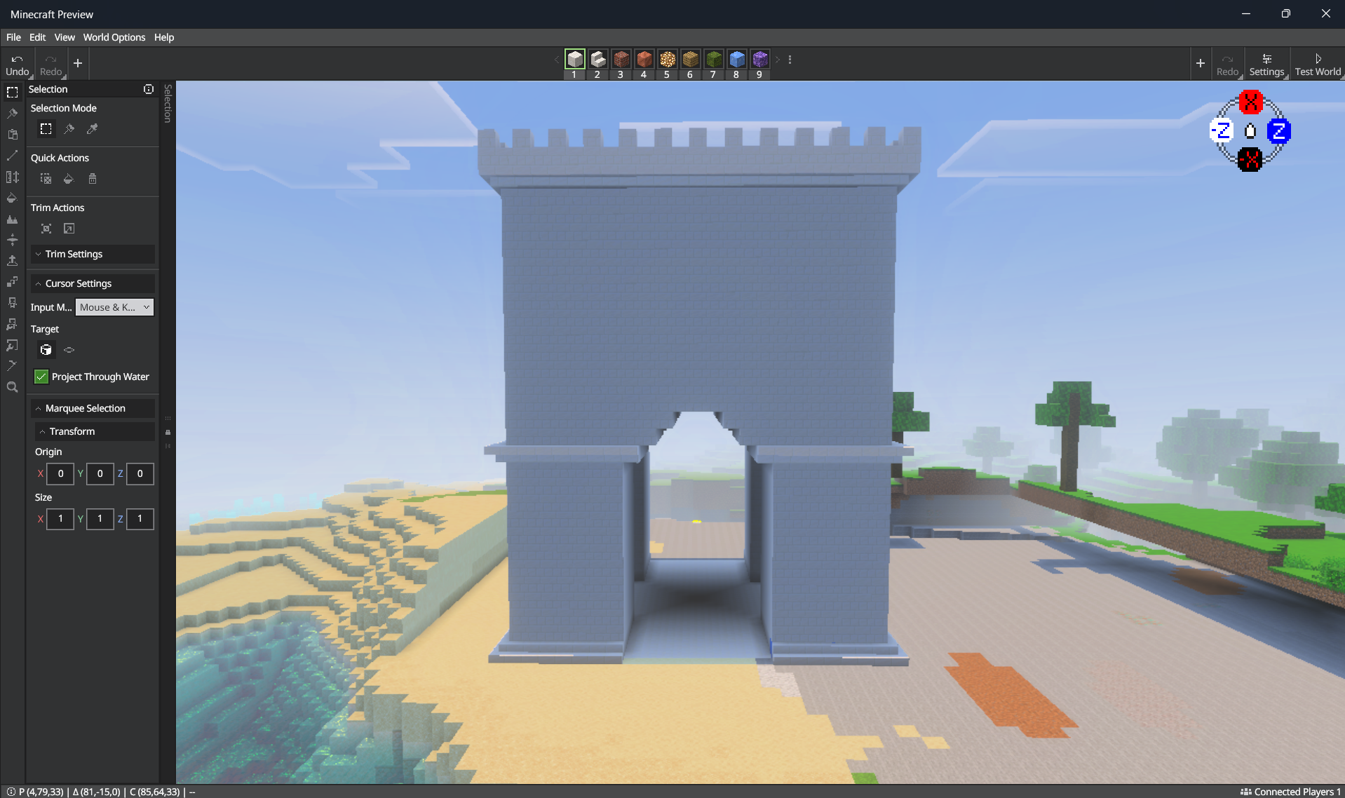 Complete the arc
