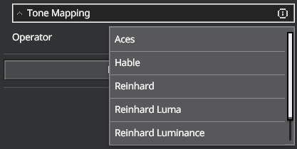 Tone Mapping Operators