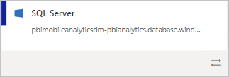 Screenshot showing the lineage view data source with no gateway.