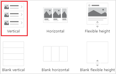 Add vertical gallery.
