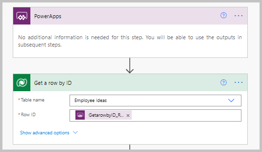 Power apps flow trigger and get employee idea step Power apps flow trigger and get employee idea step.