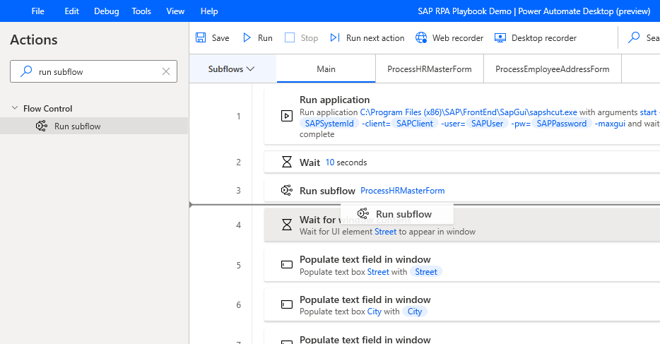 Create A Subflow For Sap Gui Automation With Power Automate Power Hot Sex Picture