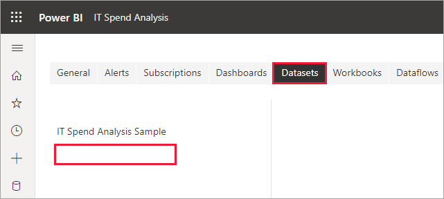 Screenshot of deleted usage metrics report.