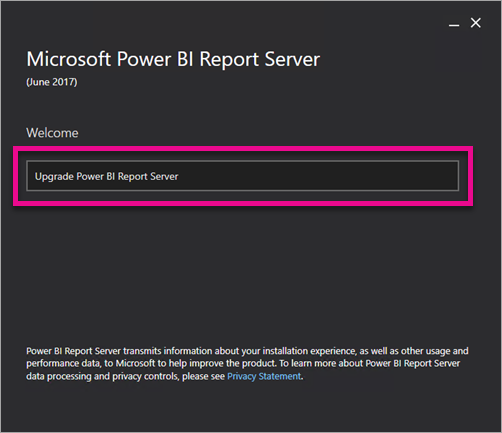 Upgrade Power BI Report Server
