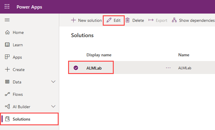Edit solution Edit solution.