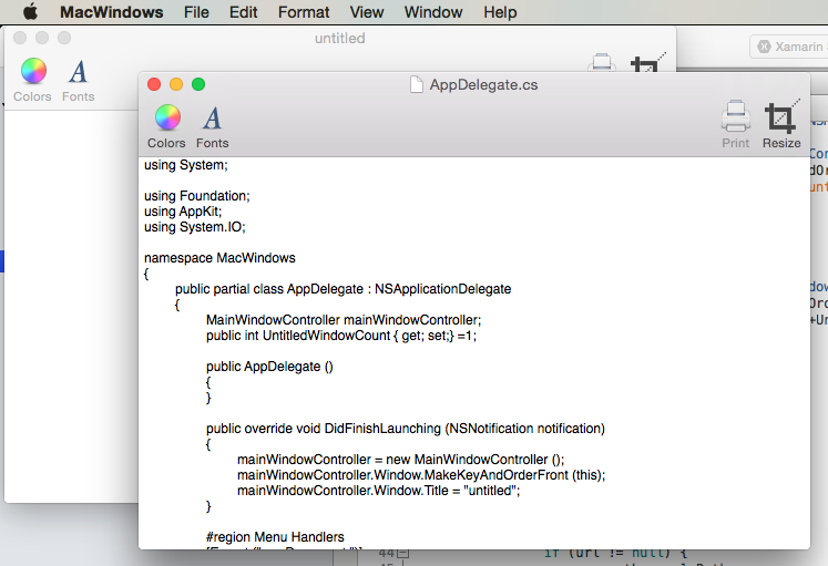 The contents of a file loaded