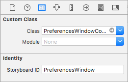 Setting the storyboard ID