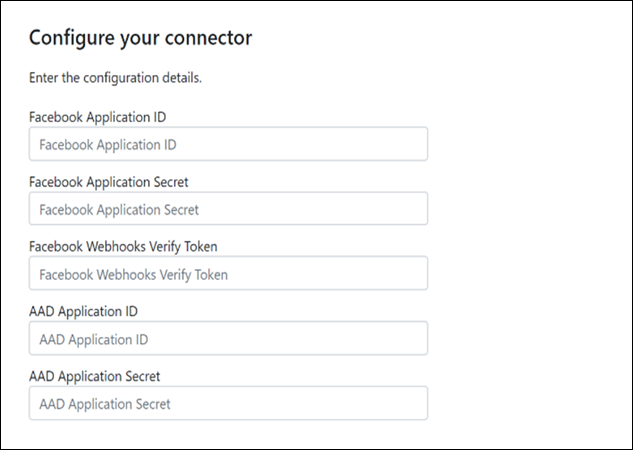 Sign in using your tenant Id and password and go to configuration details page.