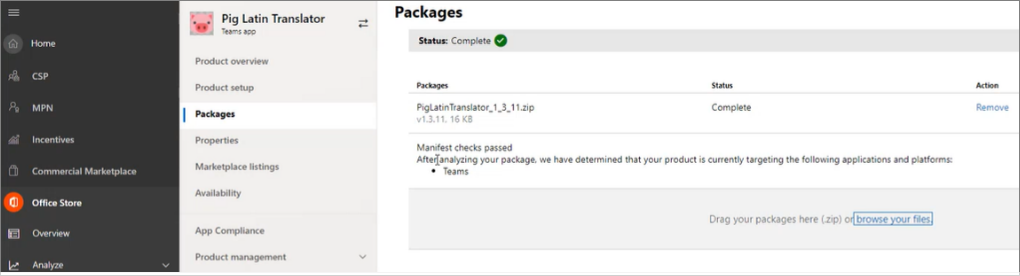 Upload your app for certification - step 1