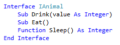 Resulting Interface - Visual Basic