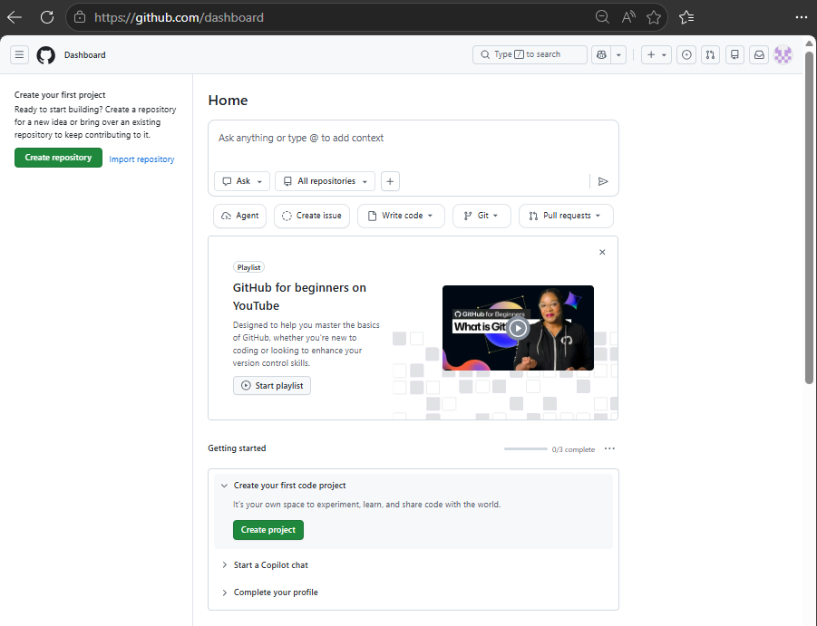 Screenshot that shows the personalized page.
