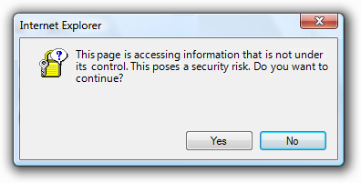 screen shot of confirmation with a vague question