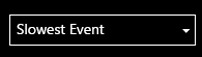 Default drop-down/combo box in the High Contrast theme Default drop-down/combo box in the High Contrast theme