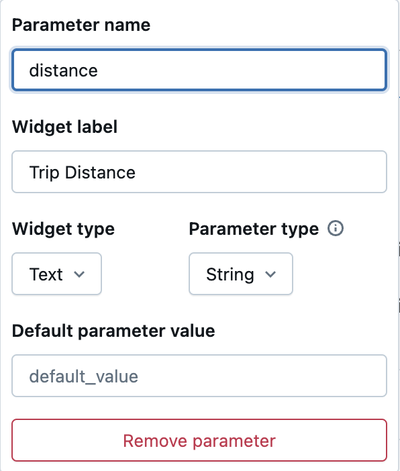 create widget dialog