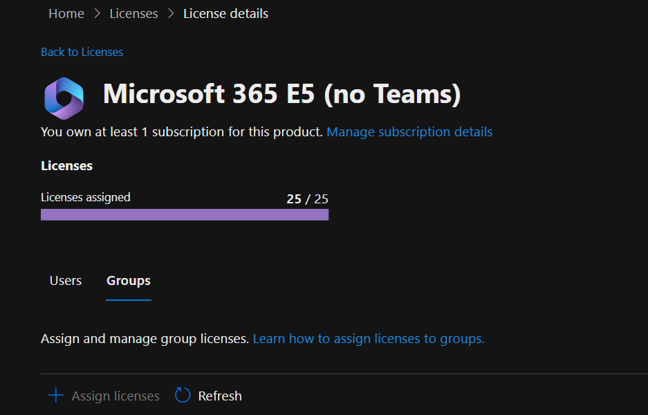 Screenshot of group and error notifications messages.