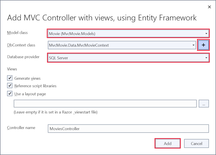 Add Data context keep defaults