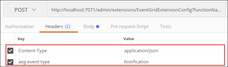 Headers in Postman