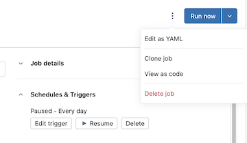 View as code menu item