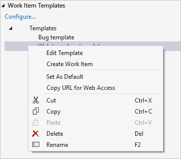 Screenshot of Open context menu and choose the option you want.