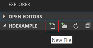 visual studio code new file icon