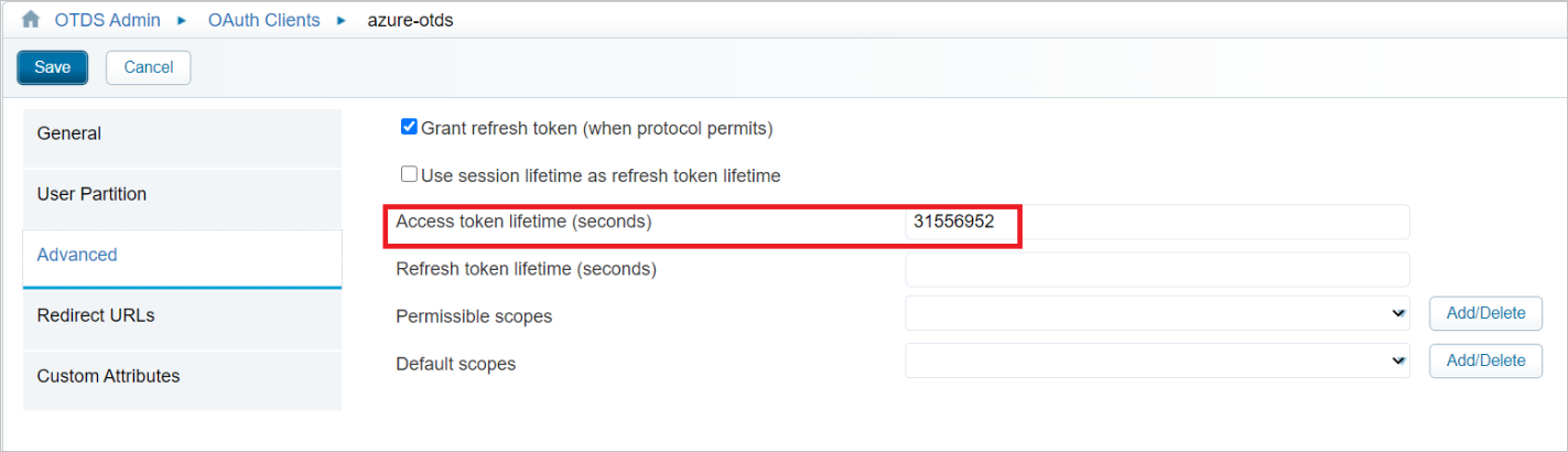 Access Token Life