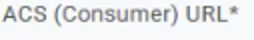 ACS consumer URL